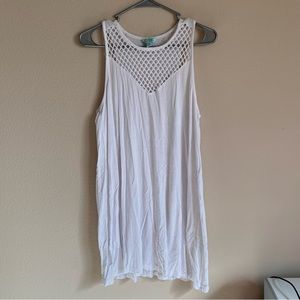 Balance Collection | CoverUp Fishnet V-Neckline Flowy Dress Boat Vacation Summer